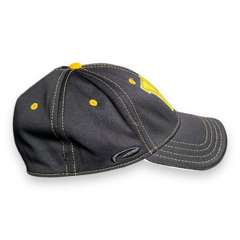 Wasatch Wasps Highschool Universal Athletics Black Embroidered Flex Fit Hat